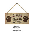 1 Set Plaques Sign Eco-friendly English Letter Printed Wood Hanging Decorative Plaque Supplies for Yard. 
