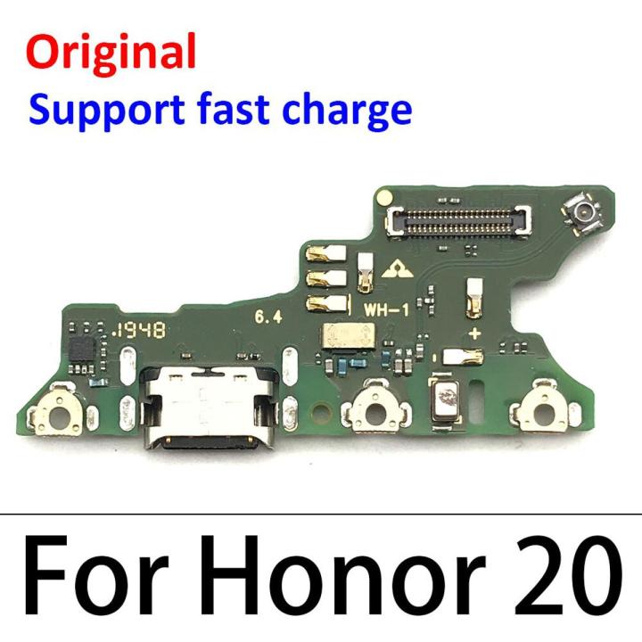 Original USB Micro Charger Charging Port Dock Connector Microphone Board Flex Cable For Huawei Honor 8 9 Lite 8X 10 20 Pro 20i