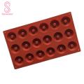 Chocolate Mold Heat-resistant 18 Cavities Doughnut Baking Mold Tray. 