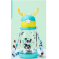 Water Sipper Bottle With Straw 600ml - Water Bottle For School - Water Bottle for Boys - Sipper - Sippers For Girls - Water Bottle For Kids - Baby Water Bottle - Plastic Leakproof Large Portable Travel Sipper Water bottle. 