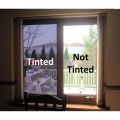 black tinted / silver tinted / looking glass paper/ glass paper / window and door glass film / self adhesive glass paper. 
