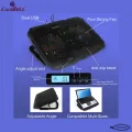 Coolbell CB18 Cooling Pad For 14-17 Inch Laptops Gaming Notebook with 2 large Fans and 2 small Fans USB Powered Adjustable Mounts Stand with LED RGB Lights. 