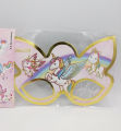UNICORN THEME FANCY PARTY PAPER MASKS ( PACK OF 6 MASKS ). 