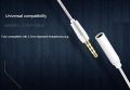 TheMax® White USB C to 3.5mm  [2 Pack] USB-C to 3.5mm Aux Audio Earphone  Jack Type C Connector for HTC, Xiaomi, OnePlus, iPad Pro, Sony Xperia, NOKIA, Samsung Galaxy S8+ (White 2 Pack). 