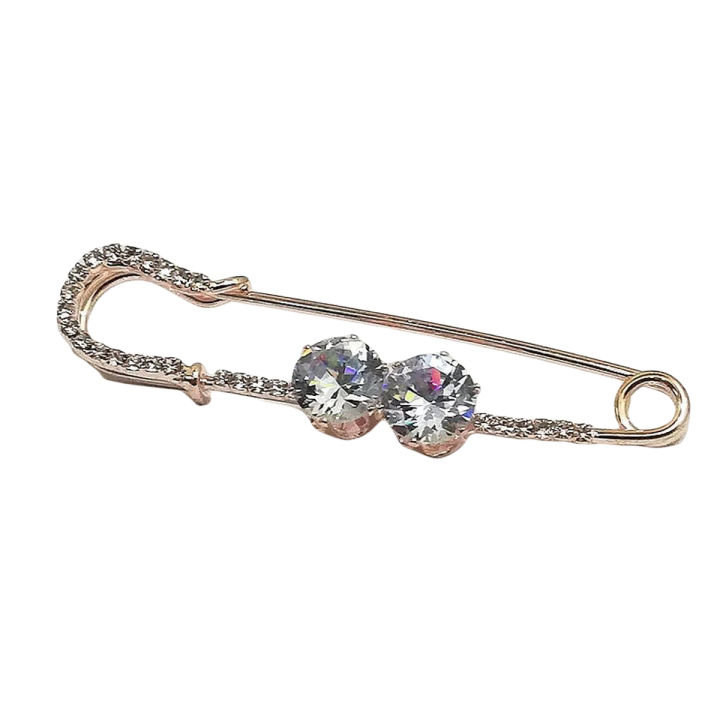 1Pc Hijab Scarf Pin with Rhinestone - Hijab Accessories - Safety Pin- 3 inches in Length Approx - 7elevenLahore