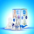 Pure Love- Baby Silicone Nipples (Pack of 2) \Best for Feeding Feeder Bottles. 