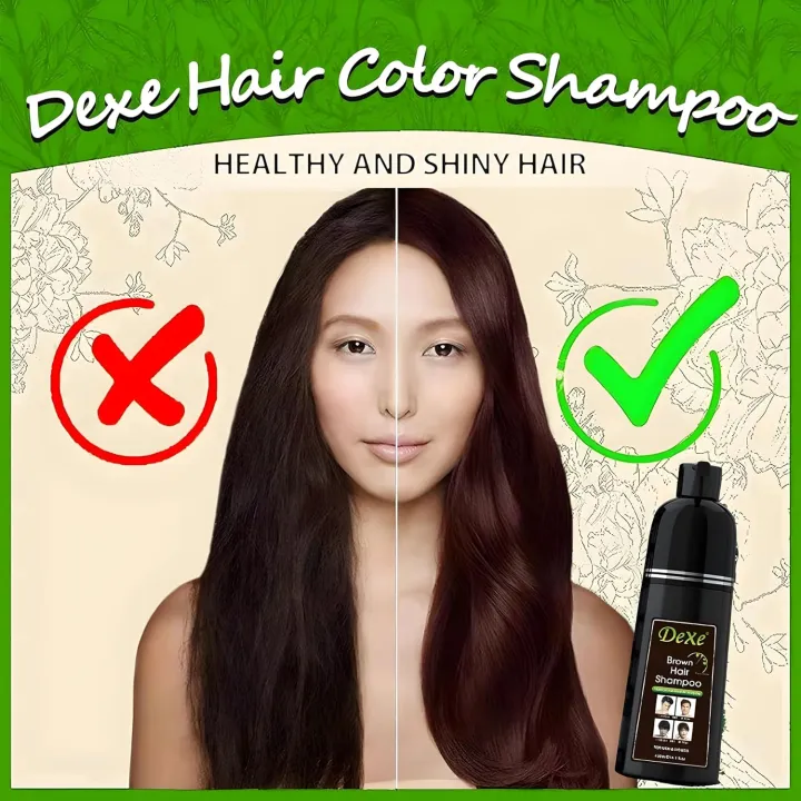 DEXE%20Argan%20Oil%20Hair%20Color%20Shampoo%20420ML%20man/woman%20(420ML,%20Brown%20Black)%20-%20Image%203