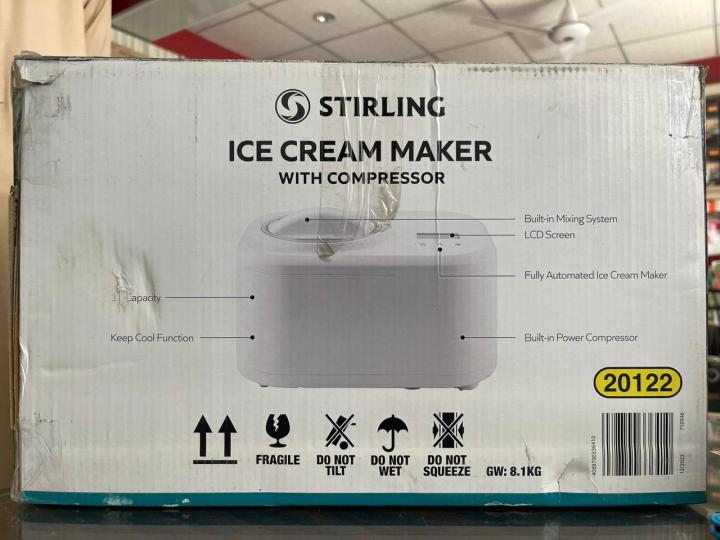 Ice Cream Maker with Compressor, big ice cream maker