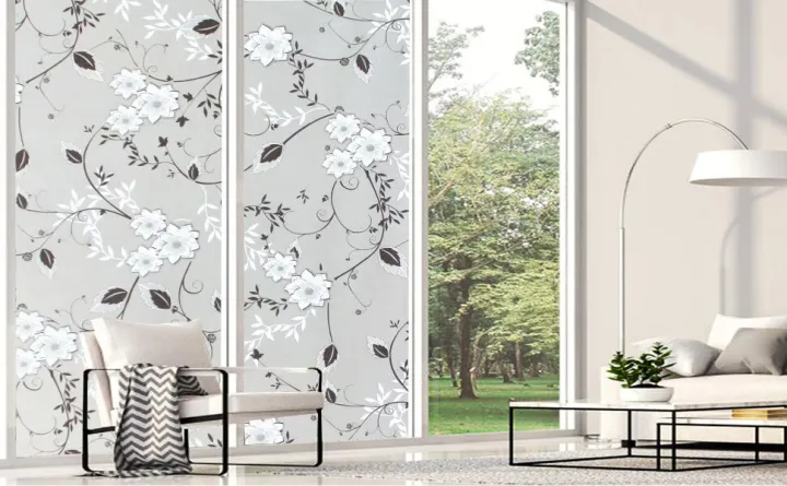 Flower%20Design%20Electrostatic%20Privacy%20Glass/Window%20cabinet%20sticky%20sheet%2040x200%20-%20Image%206