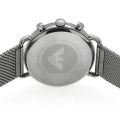 Emporio Armani Silver Mesh Strap Brown Dial Men's Watch-AR11141. 