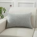Sofa cushion cover rectangular large cotton and linen pillow long strip pillow 60*80c Nordic bed large backrest customized. 