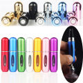 5ml Traveling Perfume Atomizer | Portable Liquid Container for Cosmetics | Mini Metal Aluminum Pump Spray | Empty Bottle Refillable. 