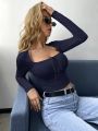 Tie Neck Ruched Bust CROP TOPS. 