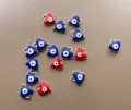 Fashion Hot Heart Pendant Evil Eye Charm For Women For DIY Bracelets Necklaces Jewelry Making Findings. 