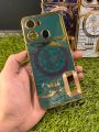 Itel P40 Back Cover Luxury 6D Plating Soft Case Camera Lens Protection - Crome case - Itel P40 Girls & Boys Back Cover. 