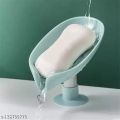 Newstyle Leaf Shape Soap Box Drain Soap Holder Box Bathroom Shower Soap Holder Dish Storage Plate Tray Bathroom Supplies Bathroom Gadge. 