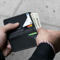 Aurochs Wave - Bifold Leather Wallet For Men BRANDED. 