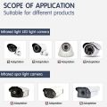 Universal Vertical Pole Mount Camera Bracket Wall Mounting Bracket for CCTV Security Camera PTZ Dome (A). 