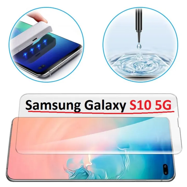 Samsung%20Galaxy%20S10%205G%20Uv%20Tempered%20Glass%20Screen%20Protector%20HD%20Nano%20Liquid%20Glass%20100%25%20Original%20-%20Image%202