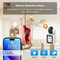 Smart 1080p Hbs-1538 WiFi Video Calling Camera HD Home Office Security Kid Monitor CCTV Wireless Indoor Outdoor Night Vision Two-Way Audio Motion Detection IP Camera V380 App Mobile View 360°. 
