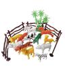 Wild Rubber Animal World Jungle Zoo Toys Set Animals Figure Toy For Kids Boys and Girls Fun Playing Prank Play Toy. 