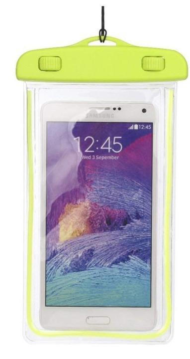 Waterproof%20Bag%20Case%20Cover%20Apple%20iPhone%206S%20Plus%20-%20Universal%20Size%20-%20Clear%20Green%20-%20Image%204