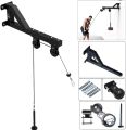 Double side pulley Wrist Trainer, Triceps Workout Machine Wall-Mounted Cable Pulley System for LAT Pull Downs, Triceps Pull Downs, Forearm Home Gym. 