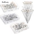 100pcs pins with box 3 design pins pin tudung Diy material. 