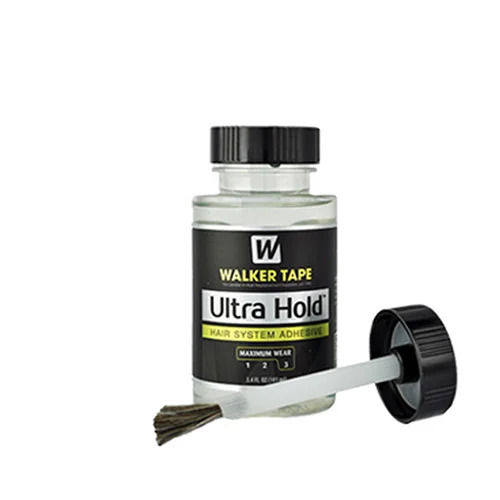Walker Tape Ultra Hold Glue – 3.4 Fl. Oz (101 ml) | Strong Liquid Adhesive for Hair Extensions and Wigs