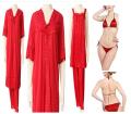 3Pcs Soft Fabric Nightdress for Romantic Couples - Sexy Short Nighty With Gown. 