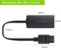 LiNKFOR N64 to HDMI Converter Adapter with Power Adapter and HDMI Cable HD Link Cable for N64 SNES to HDMI Converter GC to HDMI Adapter Compatible with N64 GC SNES. 