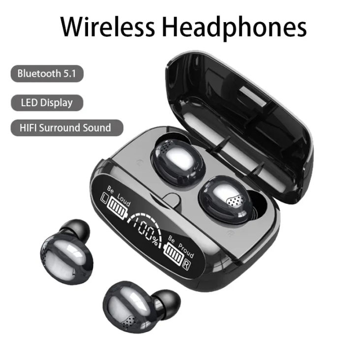 M32 TWS 5.1 Low Latency Gaming Wireless Earbuds with Built-in Power Bank