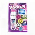 Panda Online Mini Projector Torch Educational Light-up Kids Flashlight Story Book Sleep Projection Lamp. 