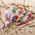 Rainbow Hand Ribbon Bells Wind Wand Dancing Ribbon Streamer Cloud Wood Montessori Sensory Educational Toy Сортеры doces. 