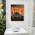 12x16  Istanbul Mosque Islamic Wall Art Frame - Elegant Wall Décor for Bedroom, Drawing Room, and Home - Perfect Decoration Piece | Home Decor | Wall Decor Frames | Wall hangings | wall Decoration Piece | Decoration item | Home Decoration | Decor item. 