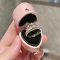 Gift Jewelry Accessories For Valentine's Day Crown Anillos Classic 2 In 1 Princess Rings Romantic. 