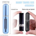 Portable Mini Perfume Refillable Atomizer Container, Portable Perfume Spray Bottle, Travel Perfume Scent Pump Case Fragrance Empty Spray Bottle for Traveling and Outgoing(5 ml). 
