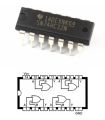 3pcs 7432 74HC32 74ls32 quad 2 input OR gate logic gates. 
