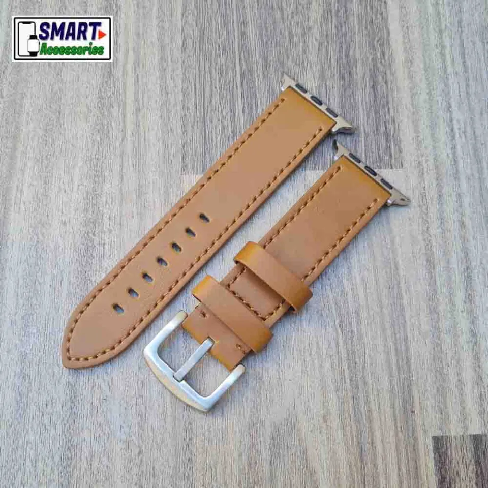 44mm Leather Apple Watch Band Kademan Artificial Leather Strap For