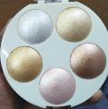 Professional Shiny 3D Makeup Blusher 5 in 1 Highlighter Palette Kit. 