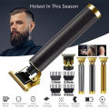T9 Hair Clipper & Hair Trimmer Professional - Rechargeable Beard Trimmer & Styler - T Blade Titanium 0mm Cut Cordless. 