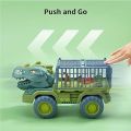 Jurassic Park Dinosaur Transporter Truck / Big Musical Dinosaur Truck for Boys / Push to go Truck / Gift for Boys / Transporter Toy. 