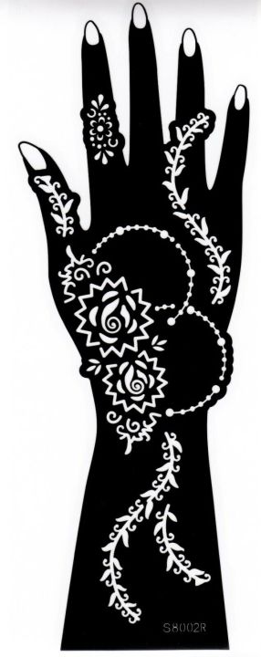 Henna%20Template%20Hand%20Large%20Temporary%20Tattoo%20Stencil%20Mandala%20Mehndi%20Flowers%20Lace%20-%20Image%202