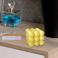 Bubble Candle Molds Silicone 6 Cavity Bubble Cube Silicone Candle Mold 3D Bubble Ball Mousse Cake Silicone Mold For Diy Crafts Making Handicrafts Candle Decorations Molds For Candles. 