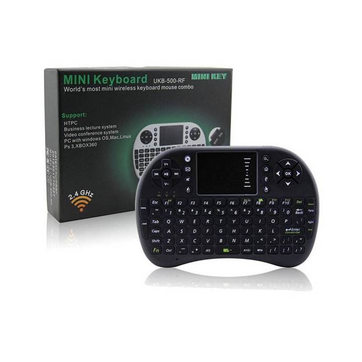 Mini Touch Pad RF 500 Wireless Keyboard Mouse