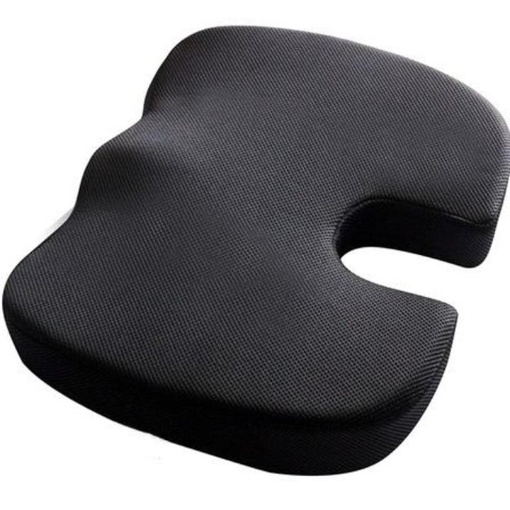 Foam Orthopedic Wedge Seat Cushion, Non-Slip Coccyx Pad, Pain Relief - for Car Computer Desk Chairs and Traveling