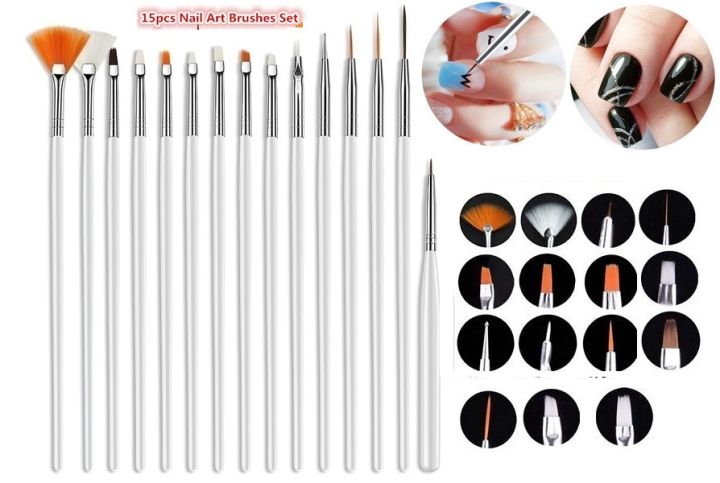 15PCS%20Nail%20Art%20Brushes%20Set%20Gel%20Nail%20Polish%20Painting%20Drawing%20Brush%20Kit%20-%20Image%203