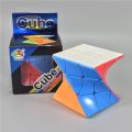 Twisty Rubik cube 3x3x3 - Stickerless cube - Cube Puzzle Game - 3x3x3 Twisty Cube Box. 