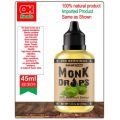 Monk Drops - 100% Monkfruit Liquid Sweetener, Zero Glycemic, Zero Calories, Zero Sugar, No Added Water, Concentrated Monk Fruit (350 Servings). 