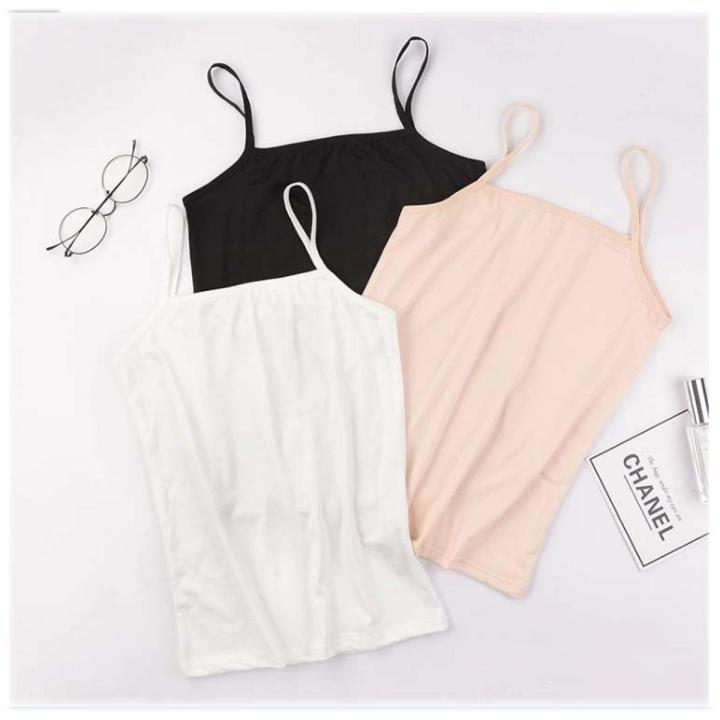 Pack Of 2 - Slim Lady Sleeveless Camisole Top(22lenght, chest 26 to32)
